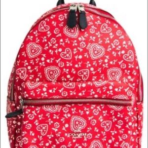 Coach Heart Back Pack